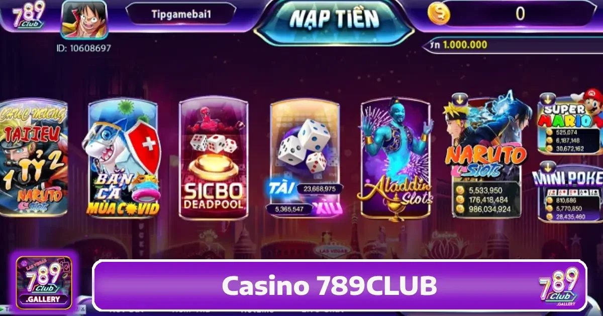 Ưu đãi độc quyền tại Casino 789Club