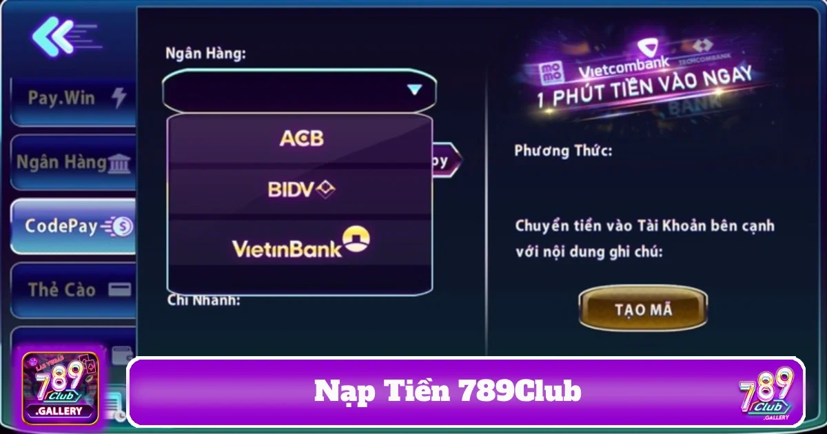 Lưu ý để giao dịch nạp tiền 789Club không bị gián đoạn