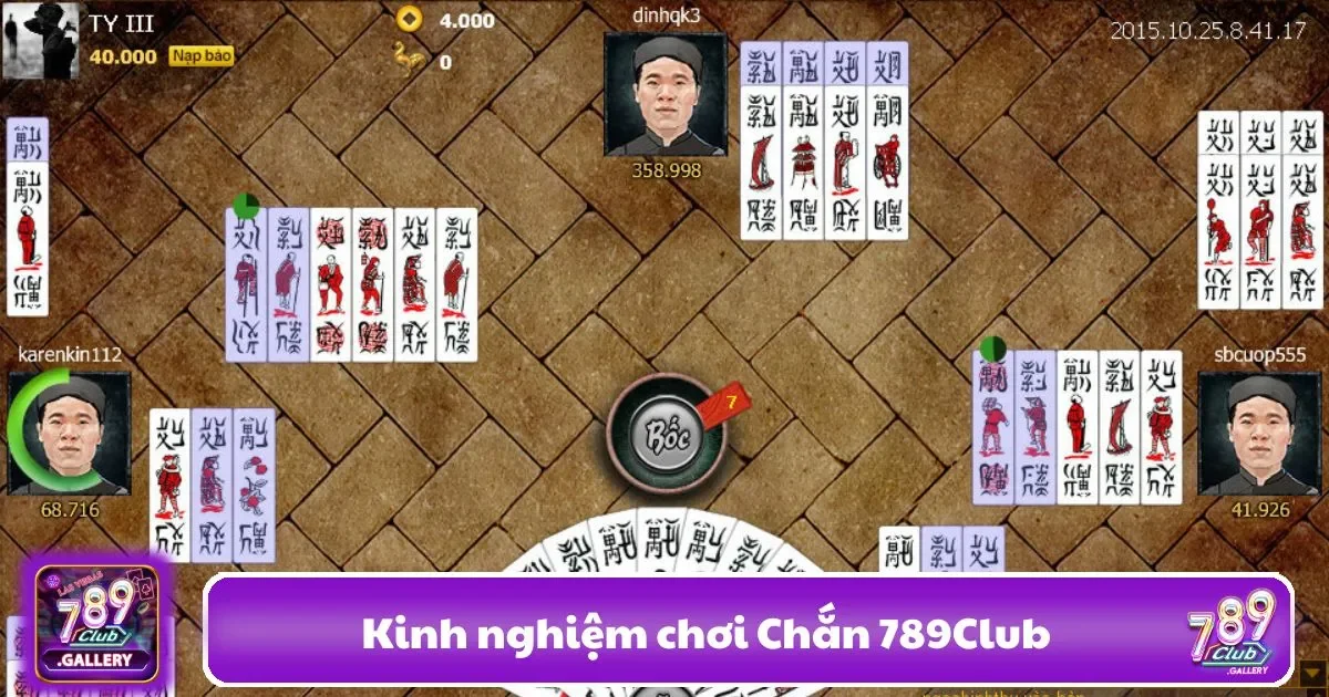 Kinh Nghiệm Chơi Chắn 789club – Chiến Thuật Thắng Nhiều