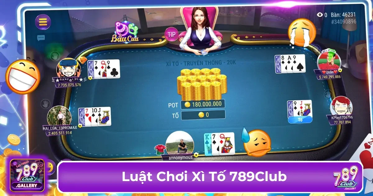 Quy tắc chia bài và cách đặt cược trong Xì Tố