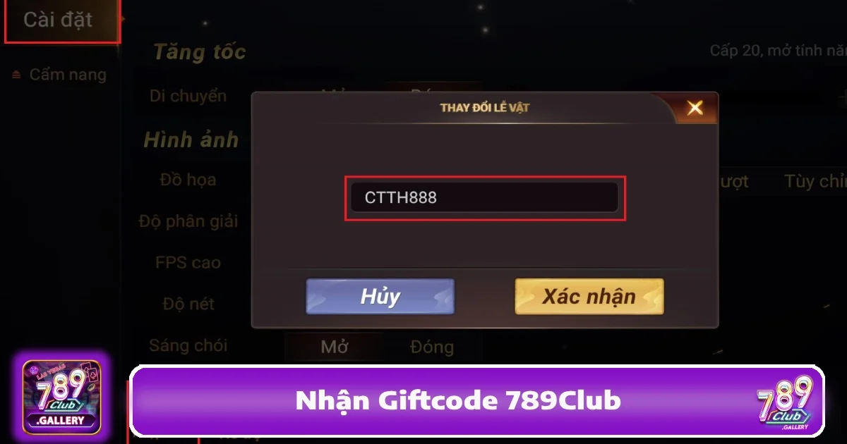 Nhận Giftcode 789Club Mỗi Ngày Cùng Rinh Thưởng Miễn Phí